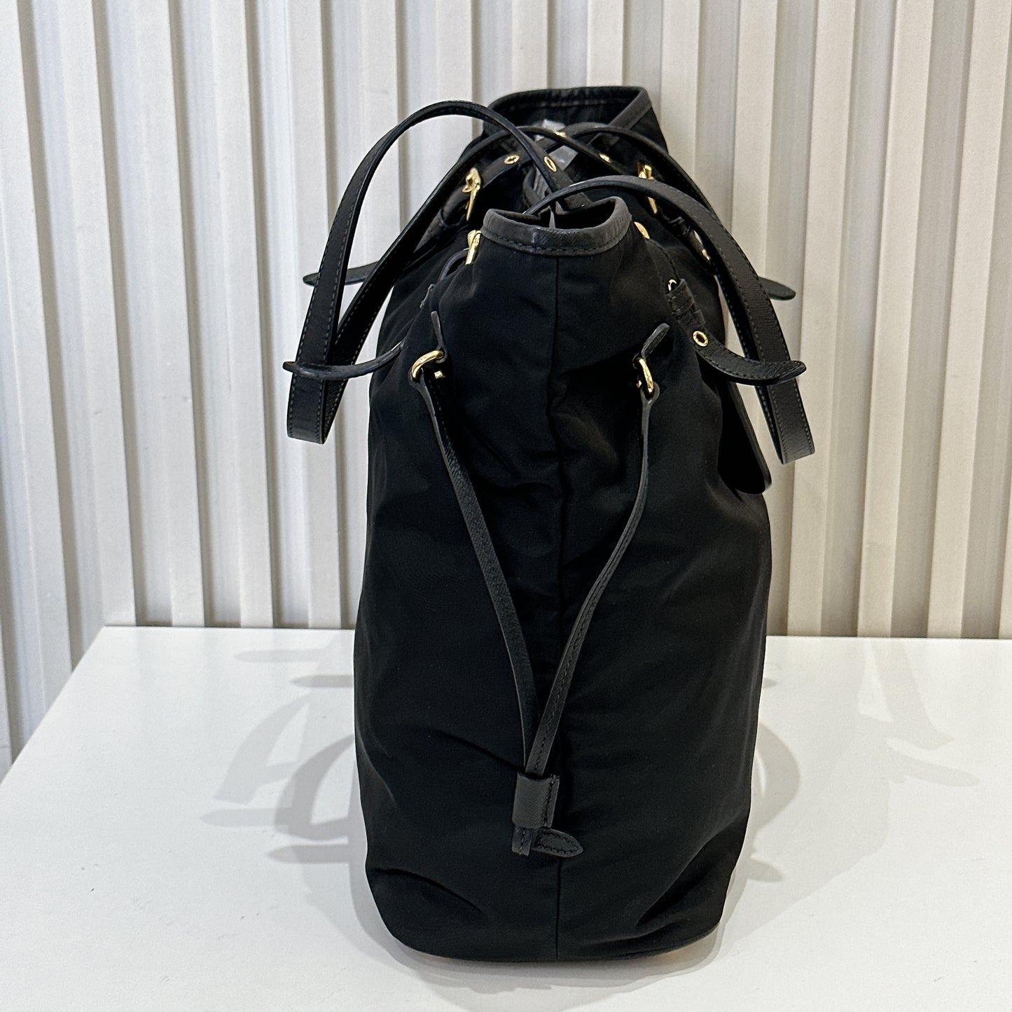 Prada Black Nylon Tote