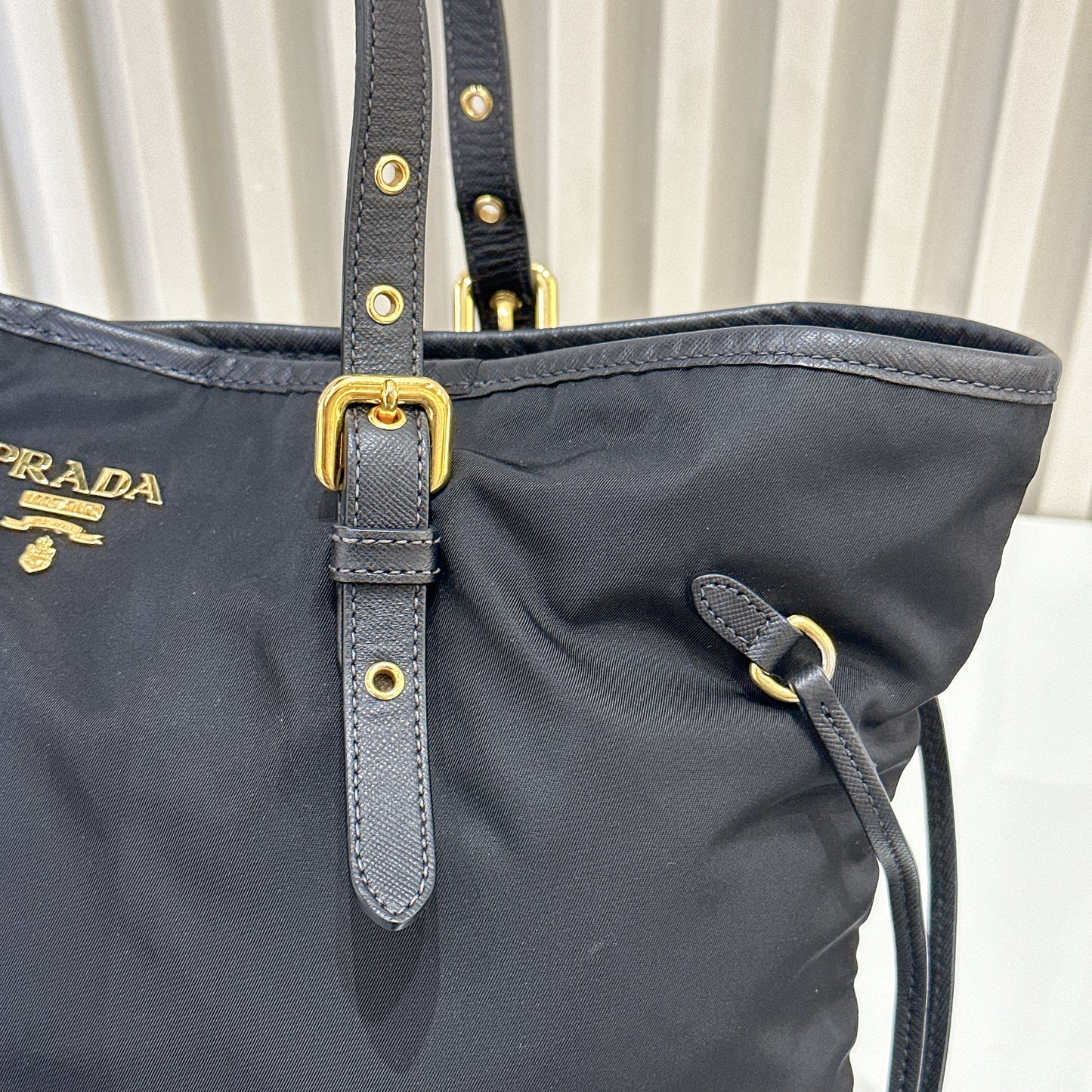 Prada Black Nylon Tote