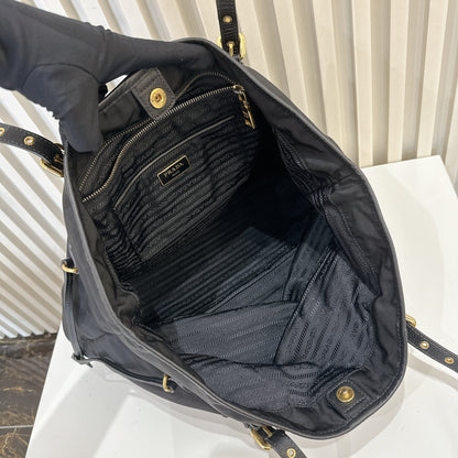 Prada Black Nylon Tote