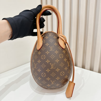 LV Monogram and Black Egg Bag