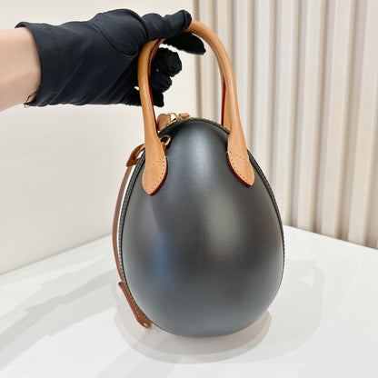LV Monogram and Black Egg Bag