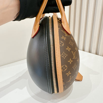 LV Monogram and Black Egg Bag