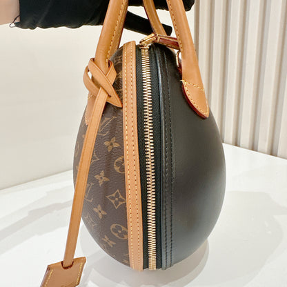 LV Monogram and Black Egg Bag