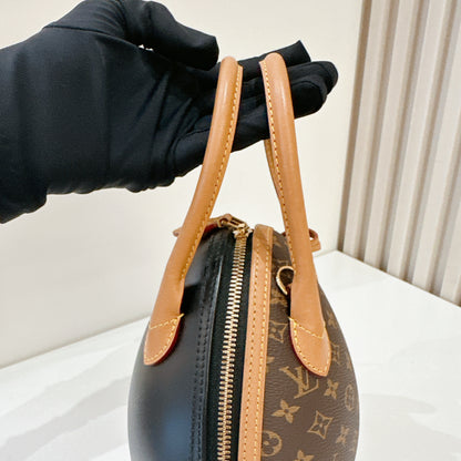 LV Monogram and Black Egg Bag