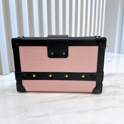 LV Petite Malle Pink in Epi Leather