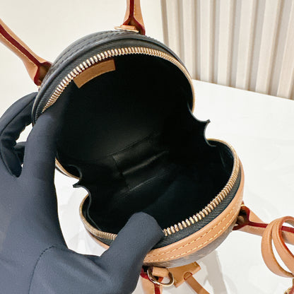 LV Monogram and Black Egg Bag