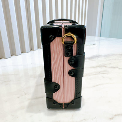 LV Petite Malle Pink in Epi Leather