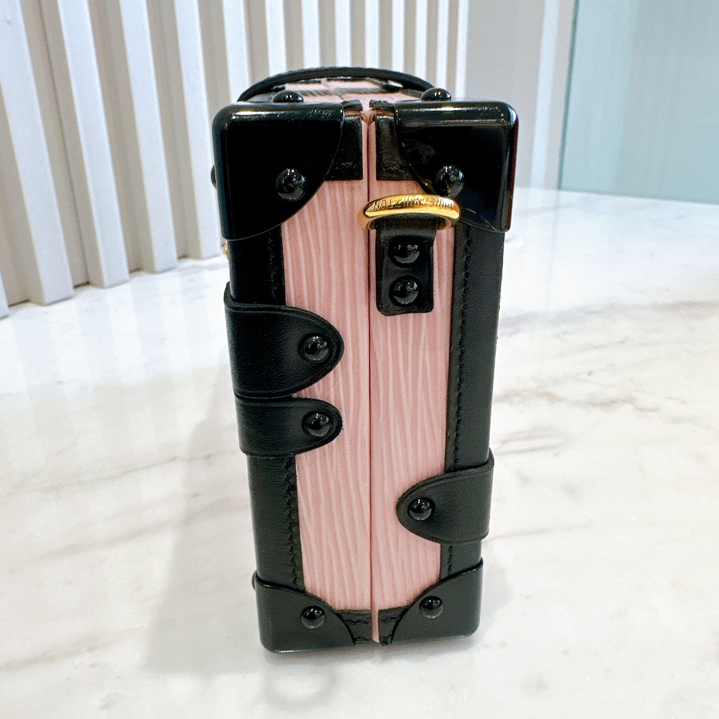 LV Petite Malle Pink in Epi Leather