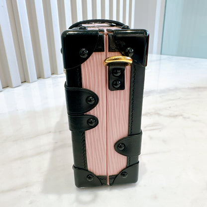 LV Petite Malle Pink in Epi Leather