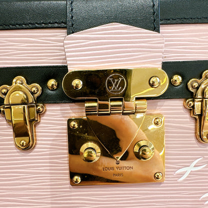 LV Petite Malle Pink in Epi Leather