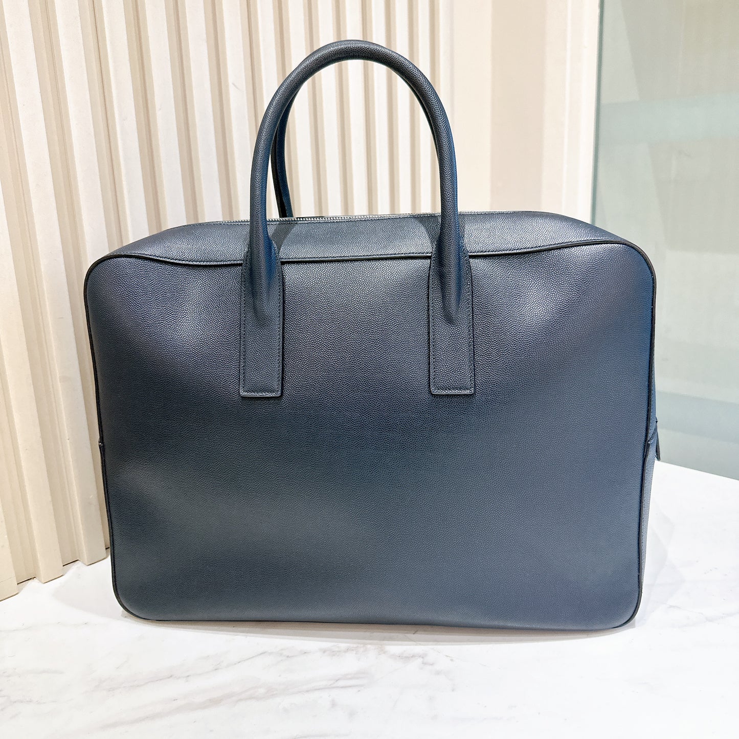 YSL Briefcase in Black Calfskin