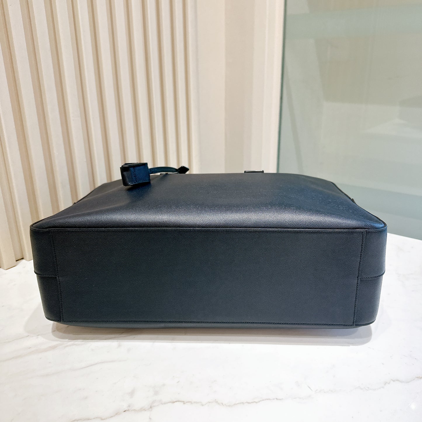 YSL Briefcase in Black Calfskin