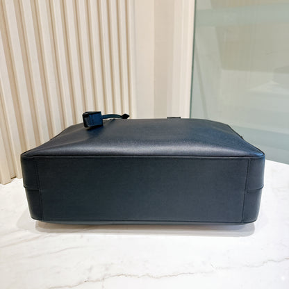 YSL Briefcase in Black Calfskin