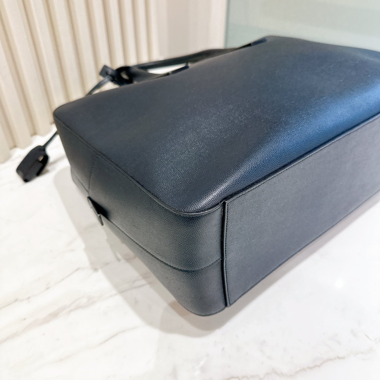 YSL Briefcase in Black Calfskin