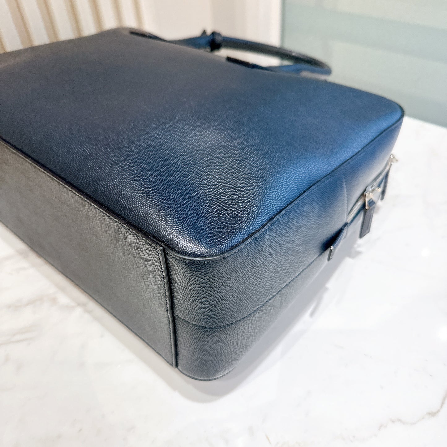 YSL Briefcase in Black Calfskin