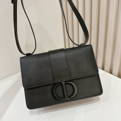 Dior So Black Grained Calfskin Montaigne 30