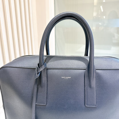 YSL Briefcase in Black Calfskin