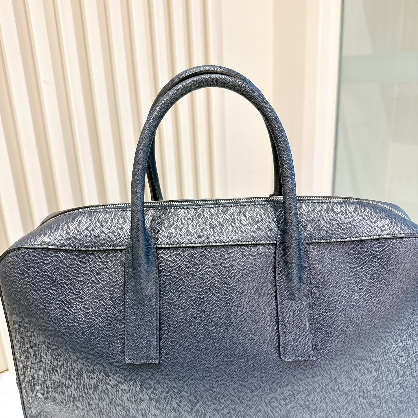 YSL Briefcase in Black Calfskin