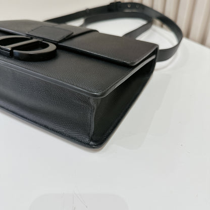 Dior So Black Grained Calfskin Montaigne 30
