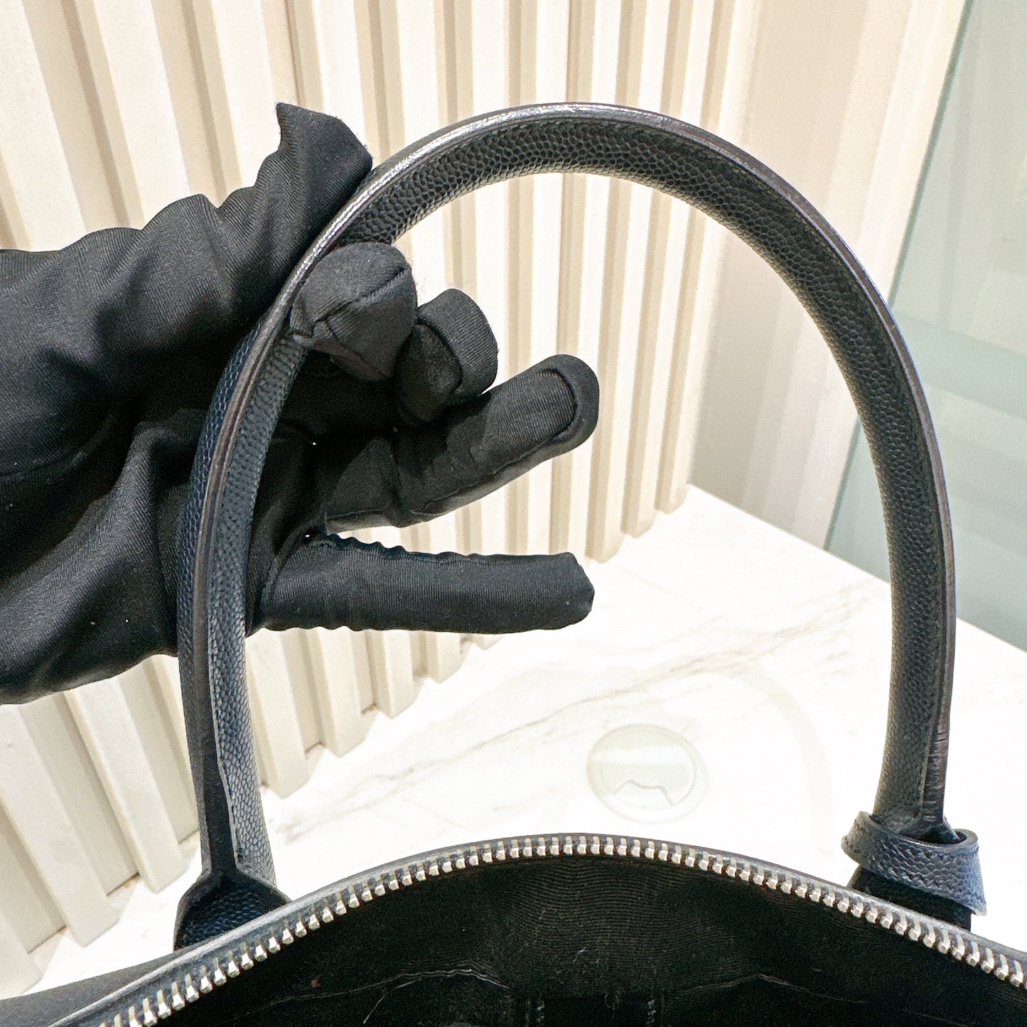 YSL Briefcase in Black Calfskin