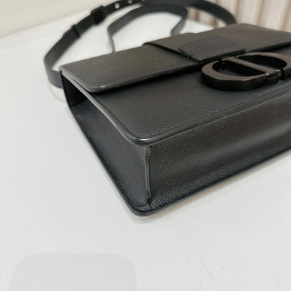 Dior So Black Grained Calfskin Montaigne 30
