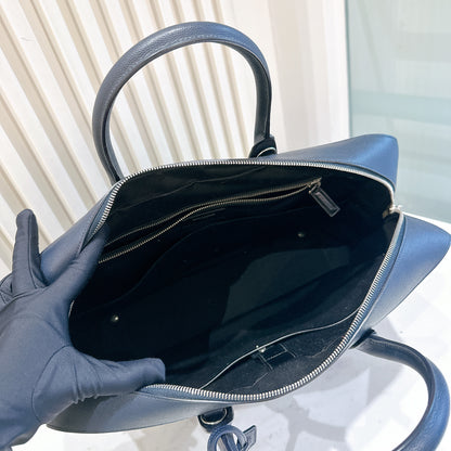 YSL Briefcase in Black Calfskin