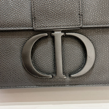 Dior So Black Grained Calfskin Montaigne 30