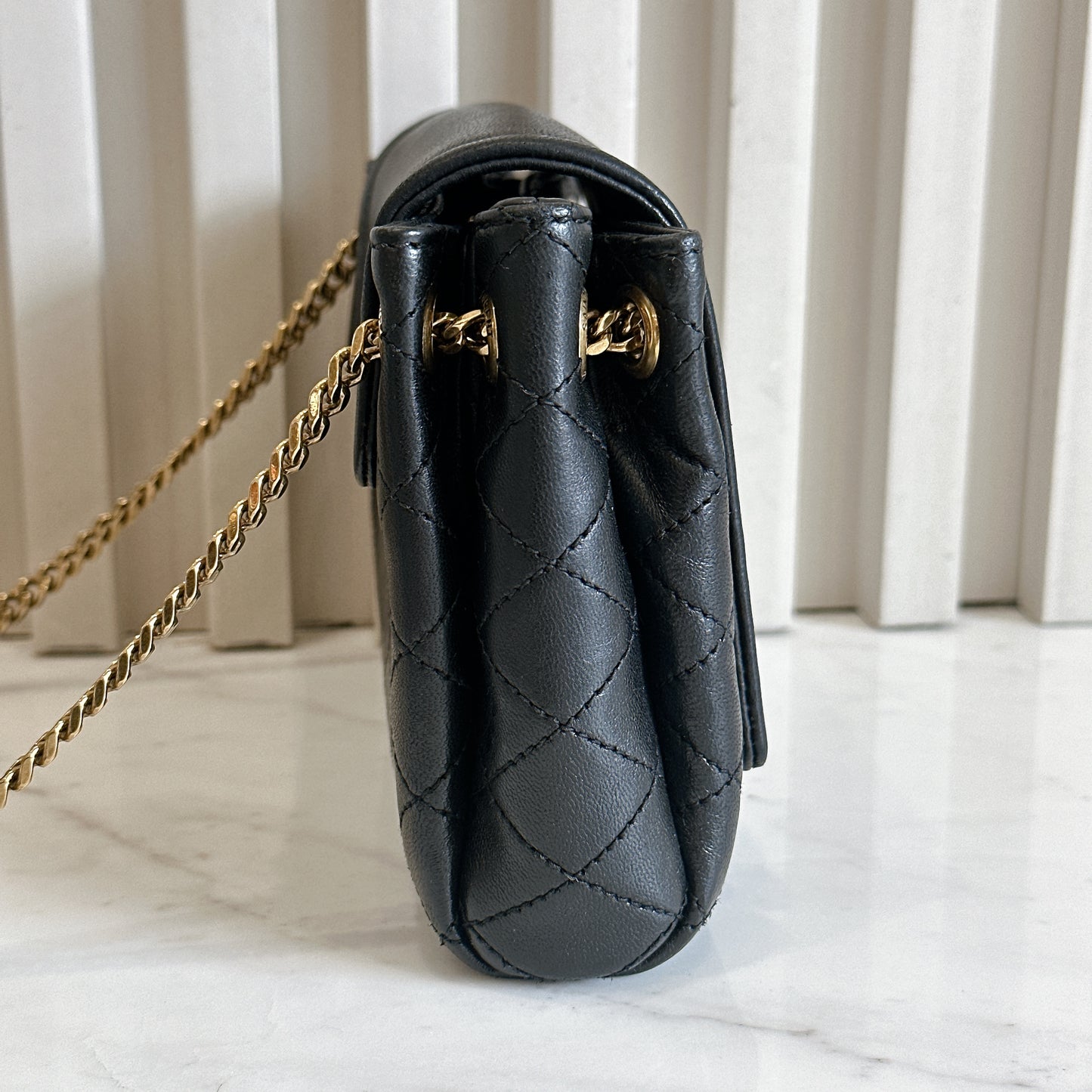 YSL Mini Nolita in Black GHW
