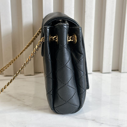 YSL Mini Nolita in Black GHW