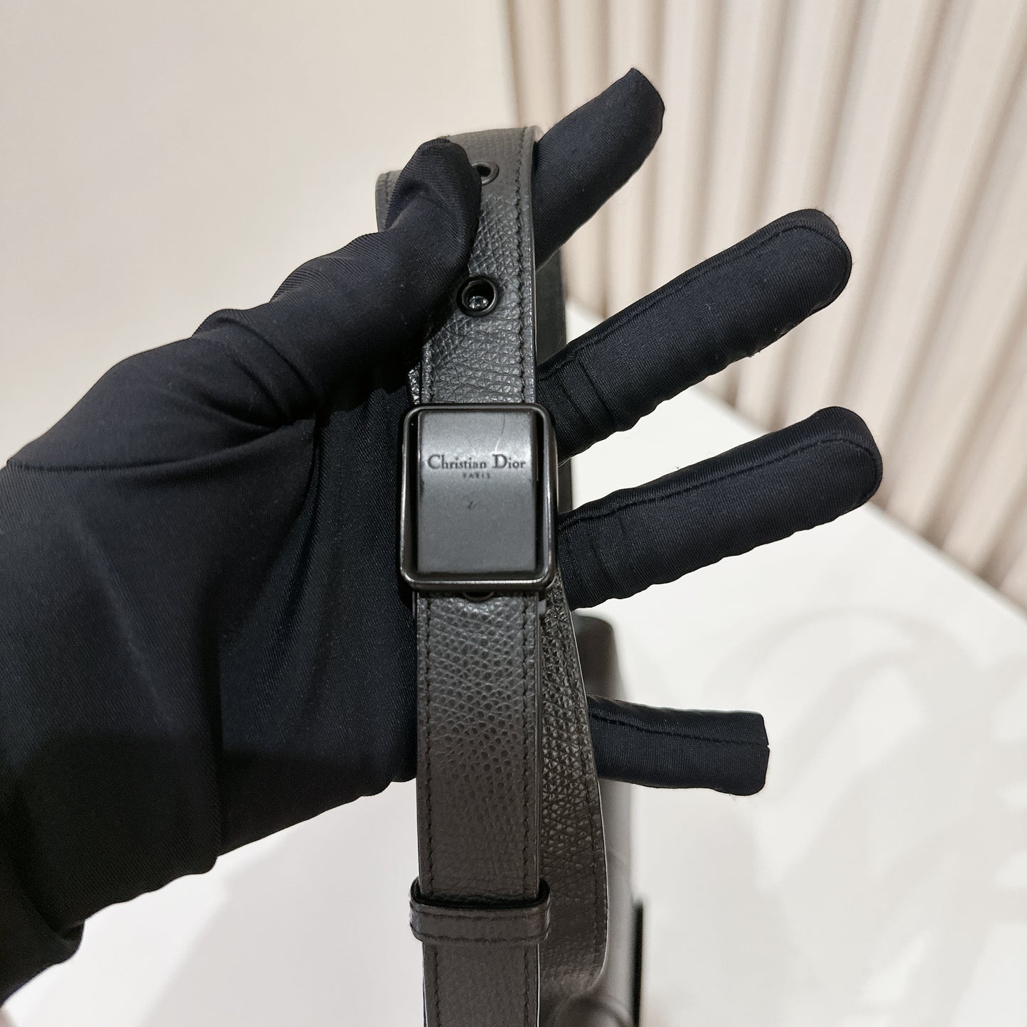 Dior So Black Grained Calfskin Montaigne 30