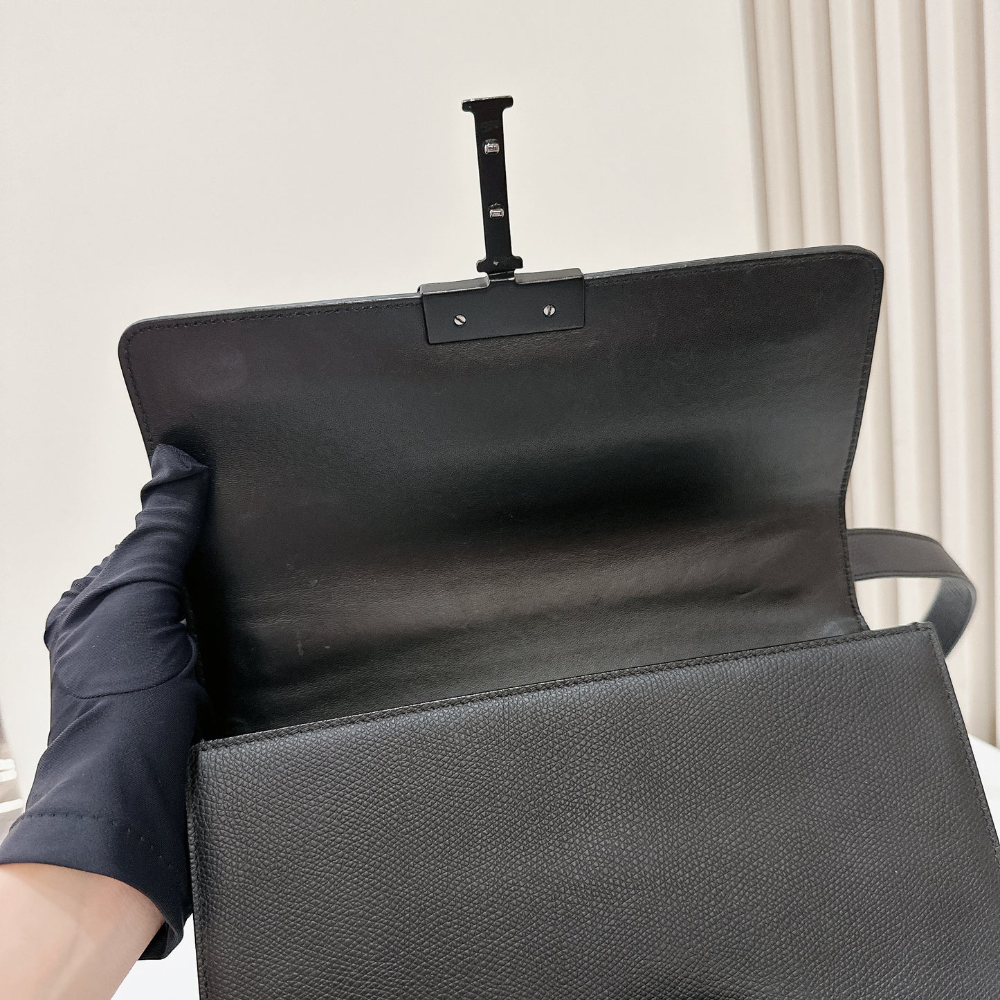 Dior So Black Grained Calfskin Montaigne 30