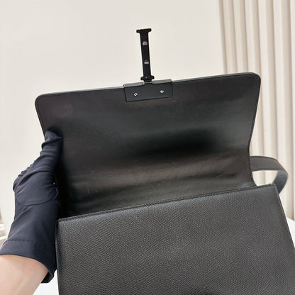 Dior So Black Grained Calfskin Montaigne 30