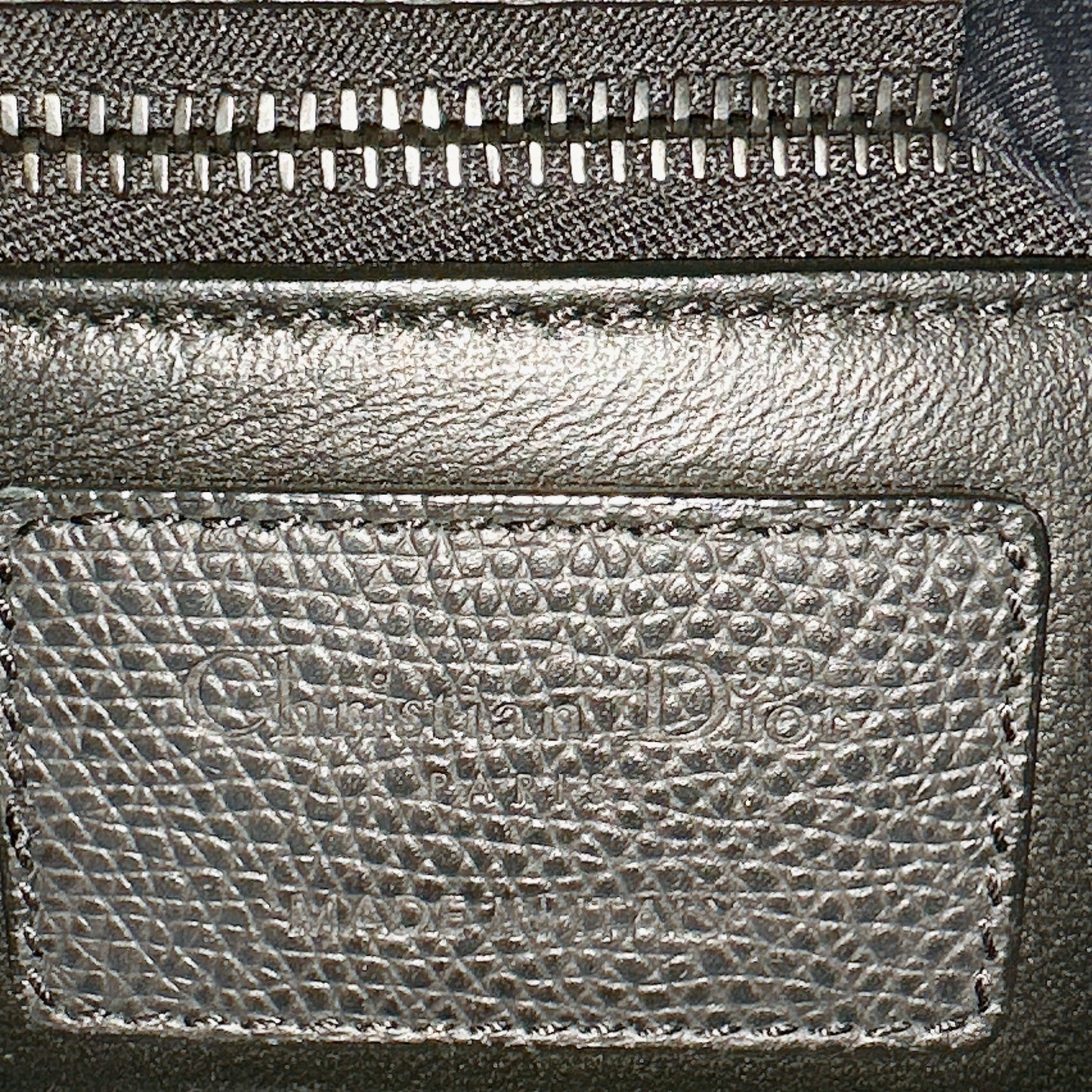 Dior So Black Grained Calfskin Montaigne 30