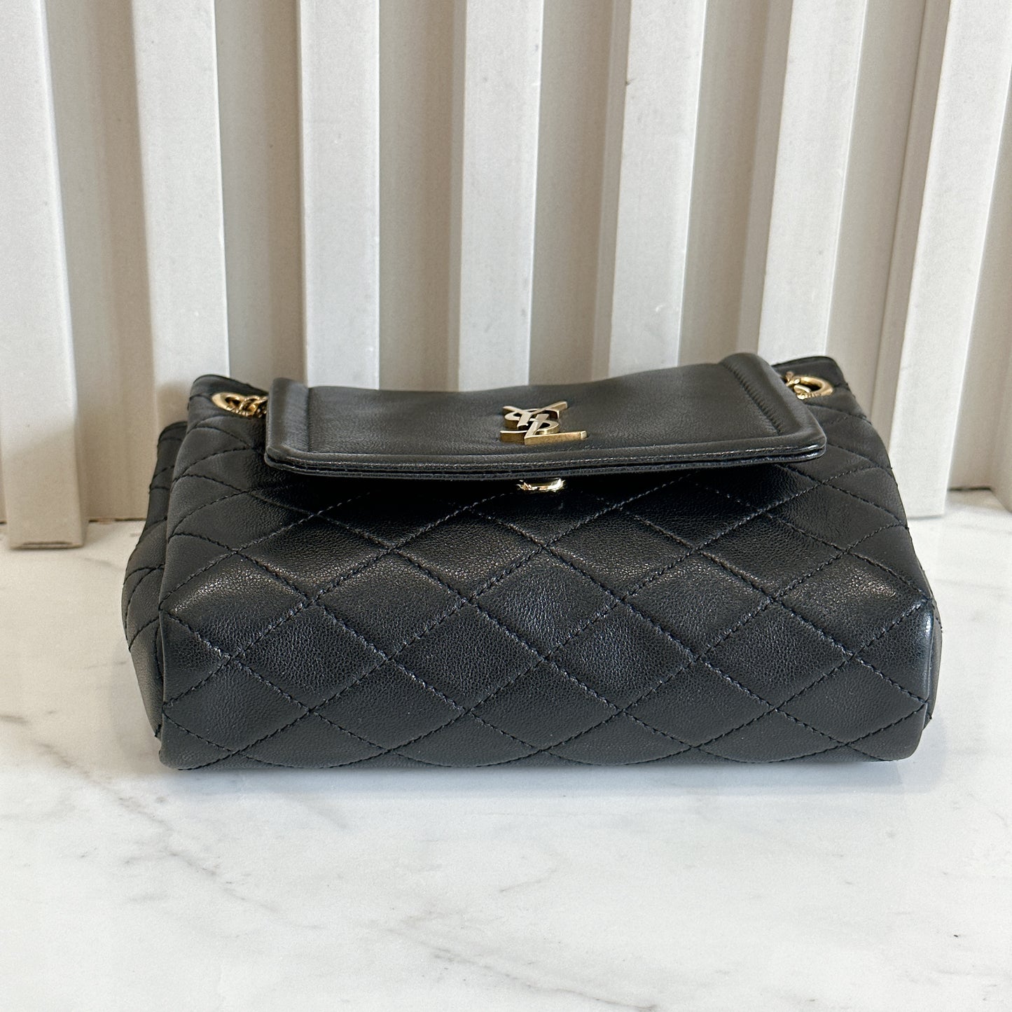YSL Mini Nolita in Black GHW