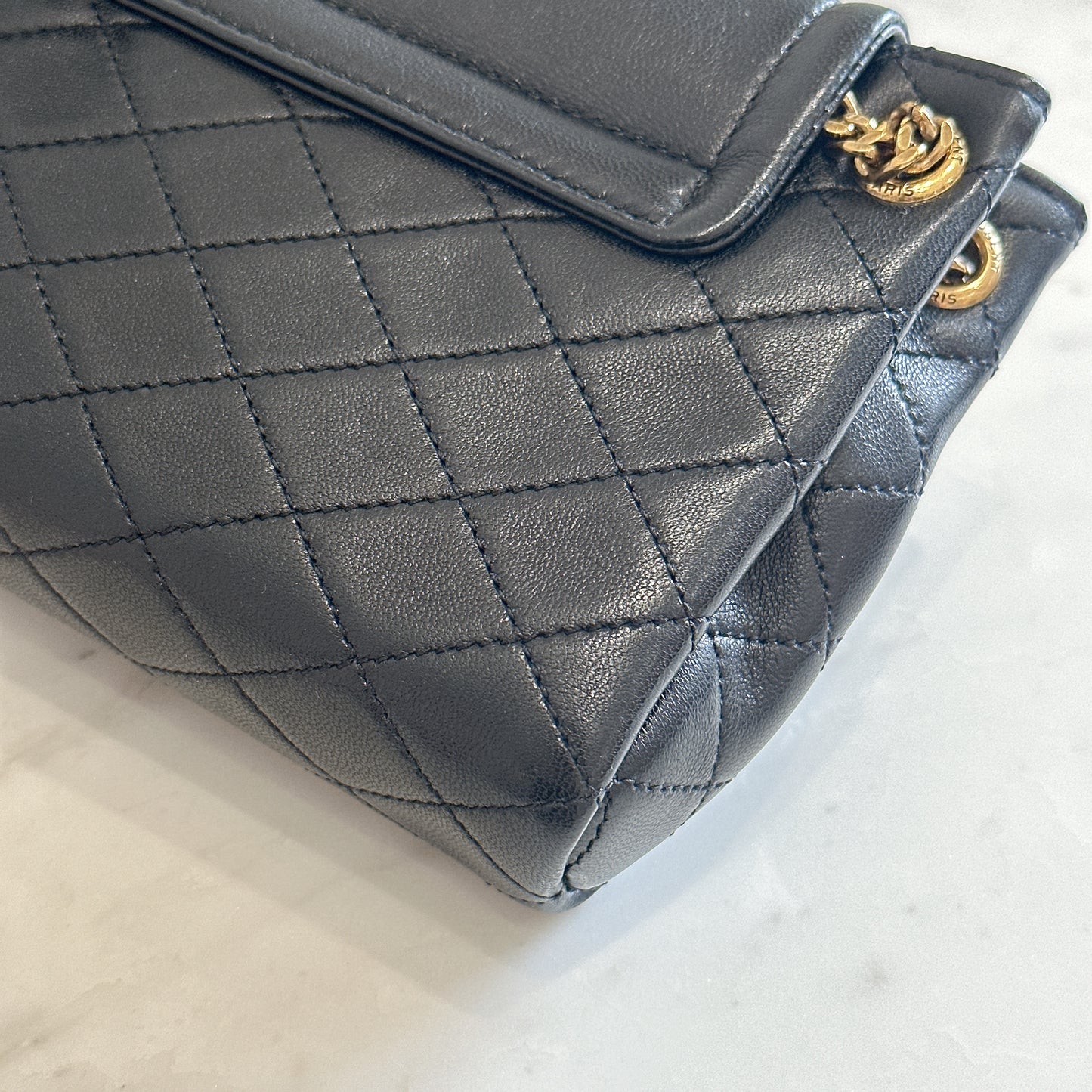 YSL Mini Nolita in Black GHW