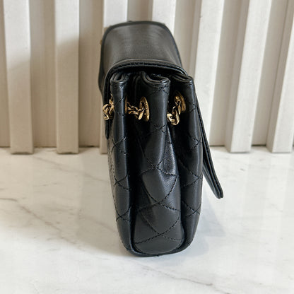 YSL Mini Nolita in Black GHW