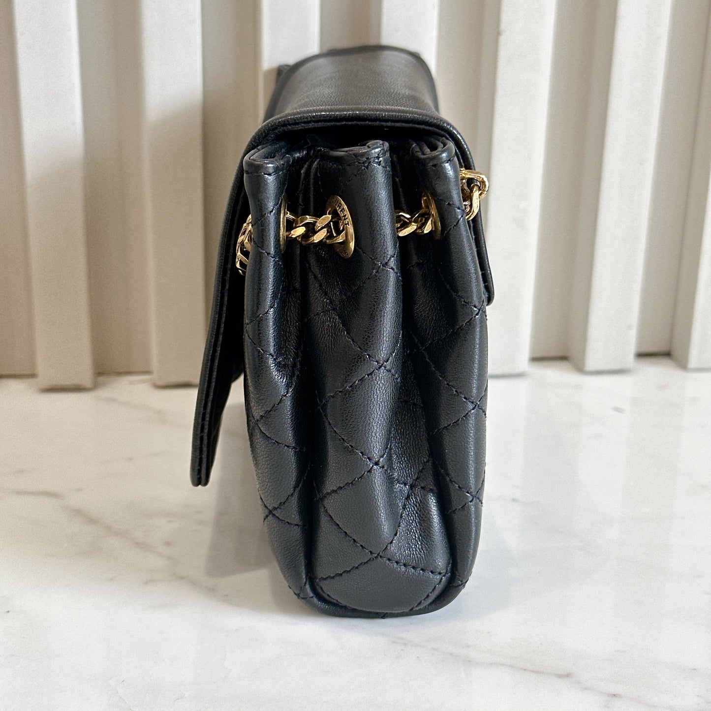 YSL Mini Nolita in Black GHW