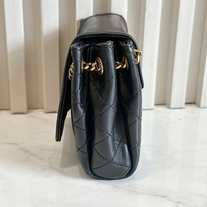 YSL Mini Nolita in Black GHW