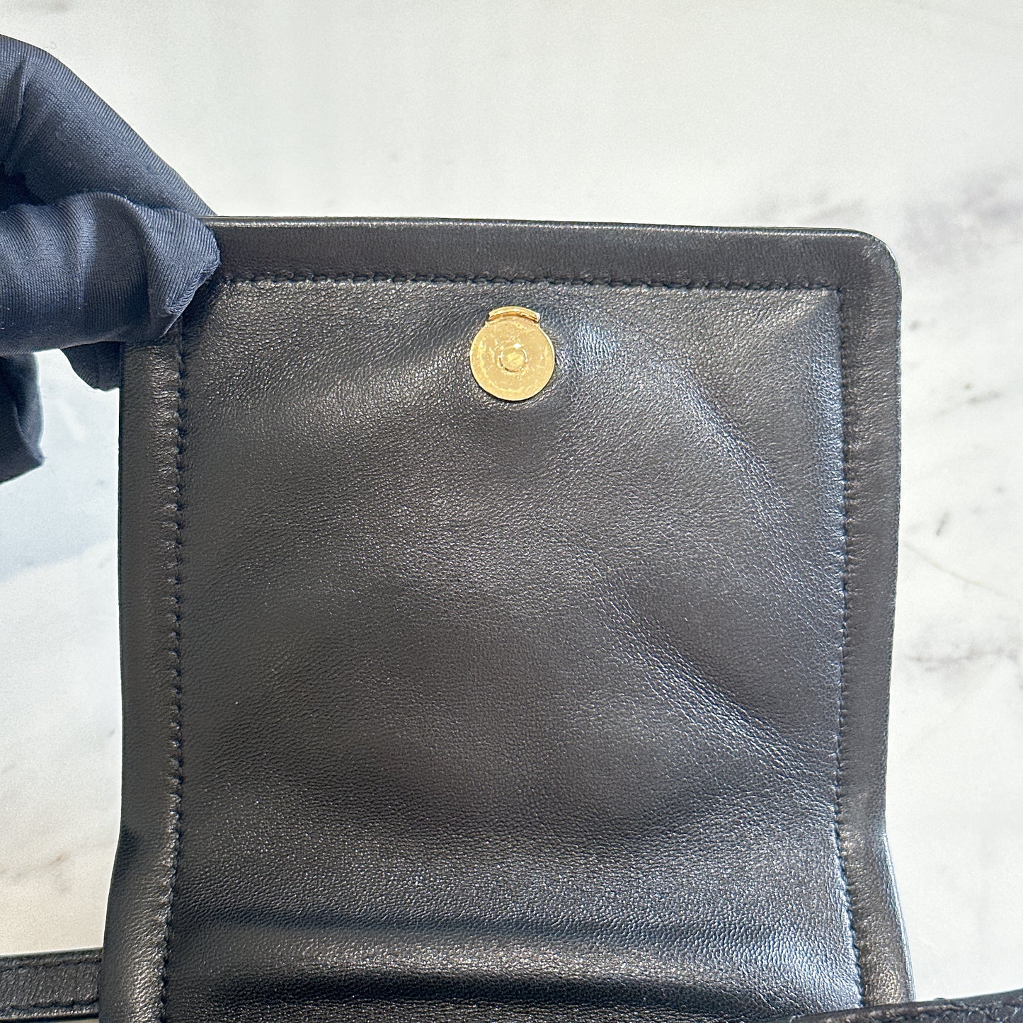 YSL Mini Nolita in Black GHW
