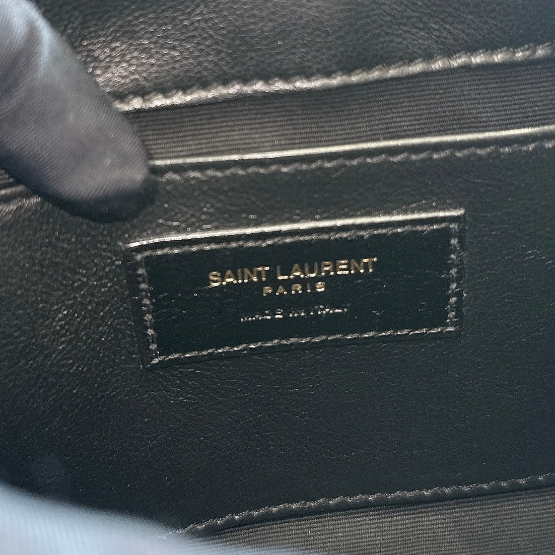 YSL Mini Nolita in Black GHW