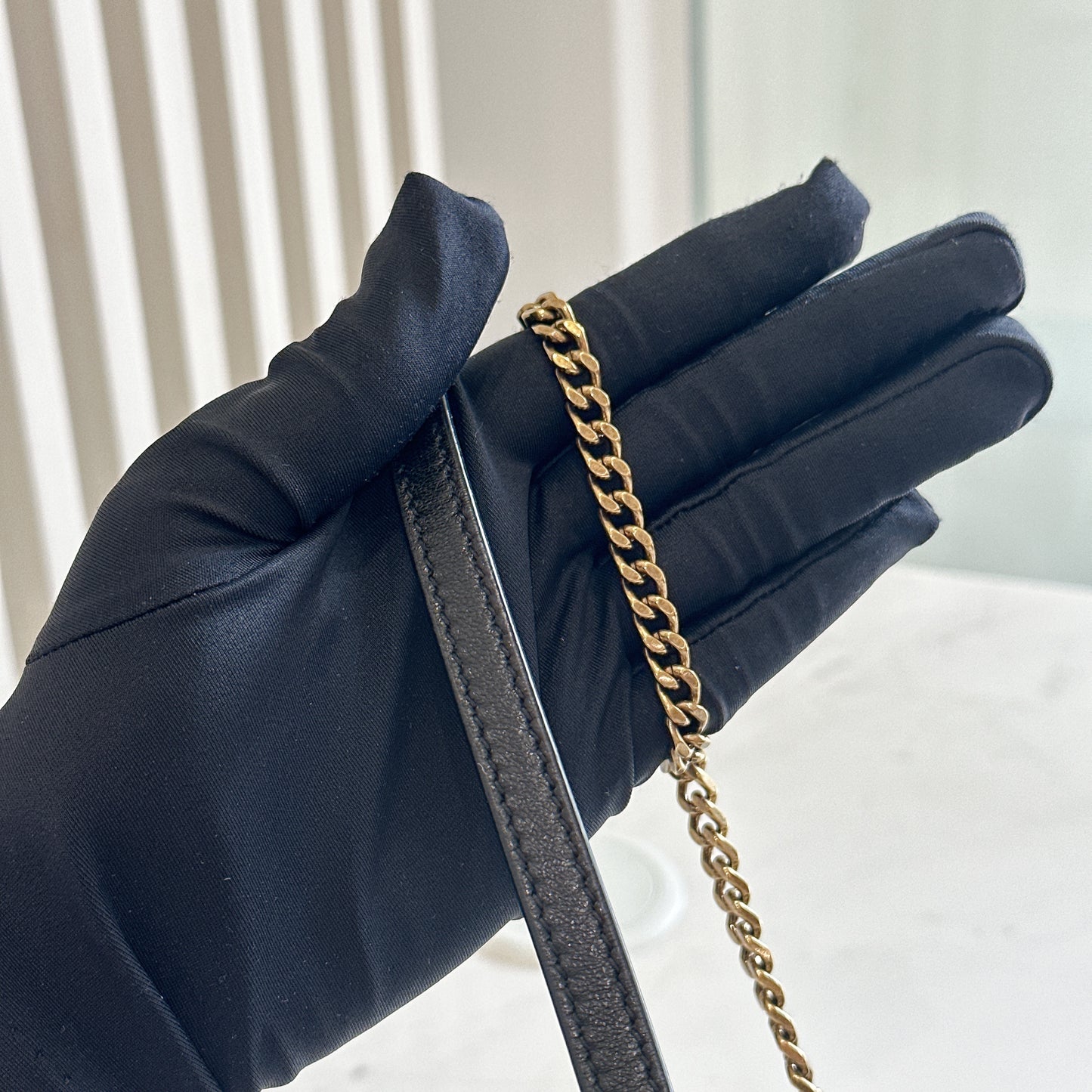 YSL Mini Nolita in Black GHW