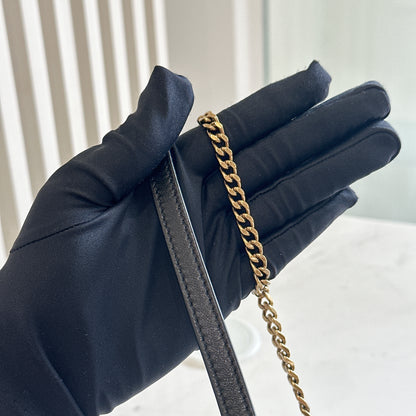 YSL Mini Nolita in Black GHW