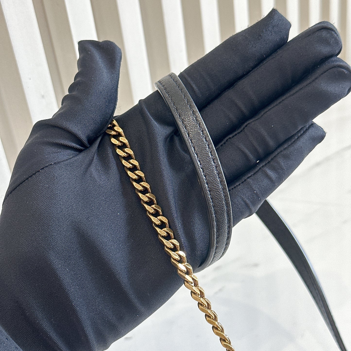 YSL Mini Nolita in Black GHW