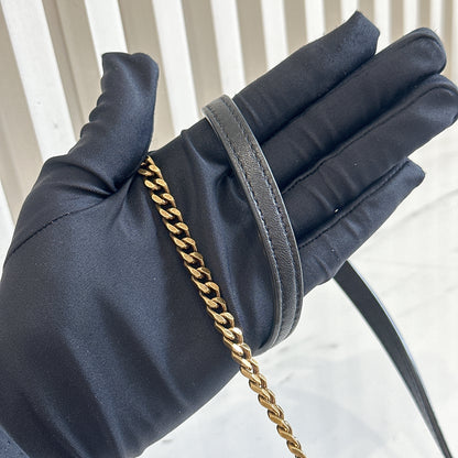 YSL Mini Nolita in Black GHW