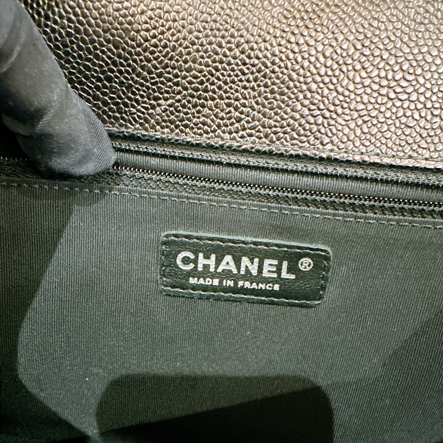Chanel Boy New Medium in Black Caviar