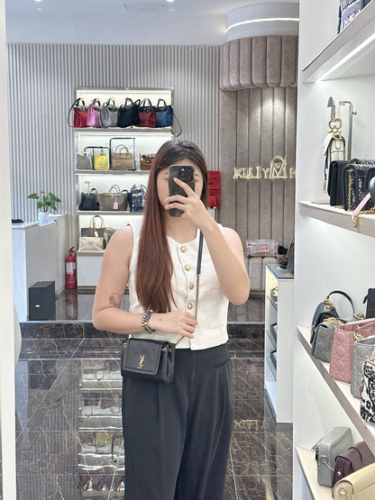 YSL Mini Nolita in Black GHW