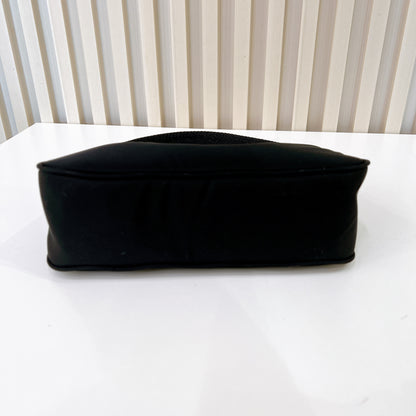 Prada Nylon Hobo Bag in Black