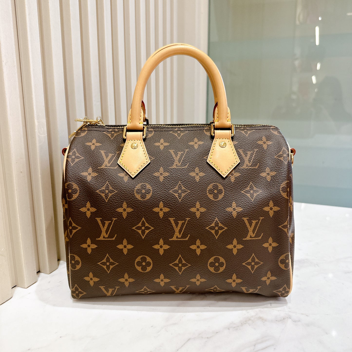 LV Monogram Speedy Bandouliere 25