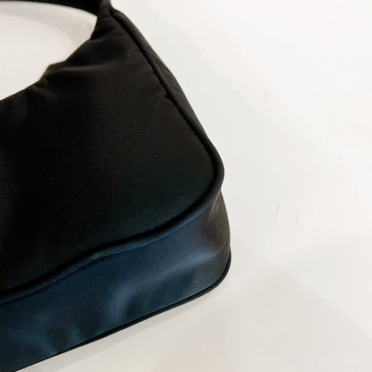 Prada Nylon Hobo Bag in Black