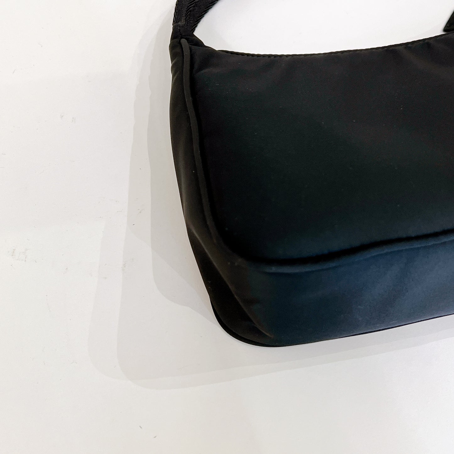Prada Nylon Hobo Bag in Black